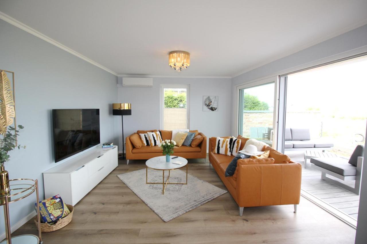 Villa Am Meer Glowe Apartment Eg Esterno foto